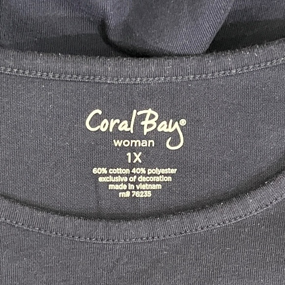 Coral Bay Patriotic Shirt Size 1X - Picture 5 of 5